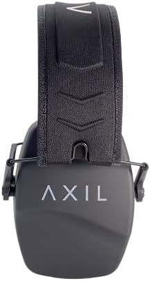 Axil Trackr бучава Откажување на ушите мафии - Заштита на уво за градежништво и пукање - удобни ушни мафини за намалување на бучавата