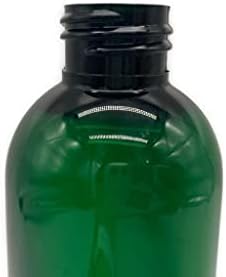 Природни фарми 12 пакувања - 8 мл -зелена космо пластични шишиња - бел флип -врв - за есенцијални масла, парфеми, производи за