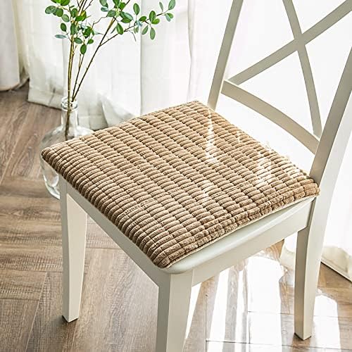 Едноставна густа кадифен перниче, перничиња за јадење стол со врски цврста боја преголема ткаенина домашна влошка канцеларија стол задникот