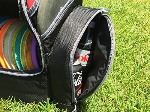 Пакетот „Throwback Pack 2.0“ - ранец за голф со дискови со двојни ладилници - торба за голф со диск Фризбе, која држи 20-25 дискови