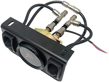 Прекинувач на вентил на панел со двојна игла мерач со воздушни фитинзи за воздушна суспензија со двојно контролер на мерач на воздухот