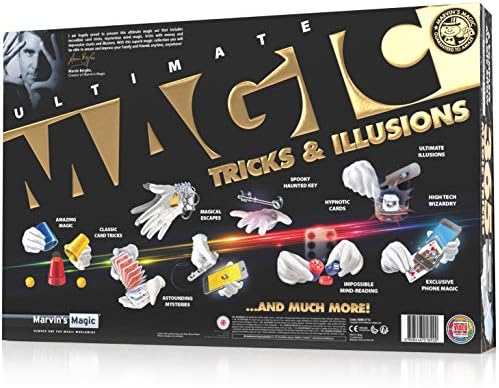 Магијата на Марвин - Детска магија сет - 365 крајни магични трикови и илузии | Магични трикови за деца | Вклучува картички Свенгали, трик
