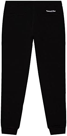 Mitchell & Ness Logo Logo Logo Sweatpants со џебови, атлетски џемпери за обичен стил или вежби