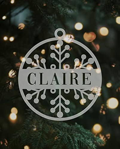 Божиќна сезона на акрилен украс - Опсежни украсни украси за вашата новогодишна елка - опции за повеќекратна големина и дизајн