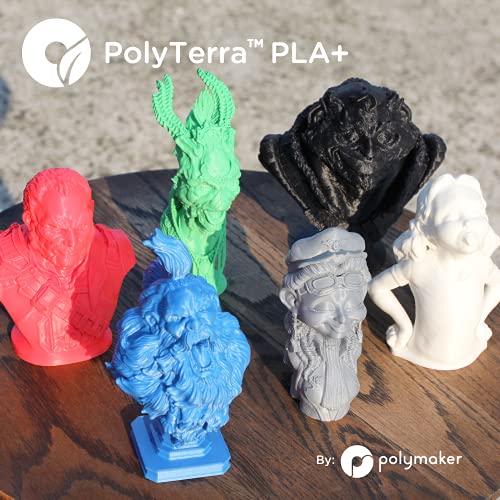 Polymaker PLA + 3D филамент за печатач 1,75 mm, црна PLA Plus Filament 1.75 PLA FILAMENT SAIN SURIFAR 1KG - Polyterra Tower PLA + 3D FILAMENT FILAMENT BLACK PLA ROLL