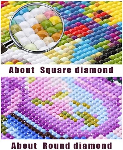 Голем дијамантски сликарство, цвет по комплети со броеви, DIY 5D дијамантски точки целосен квадратен вежба крст -бод кристал