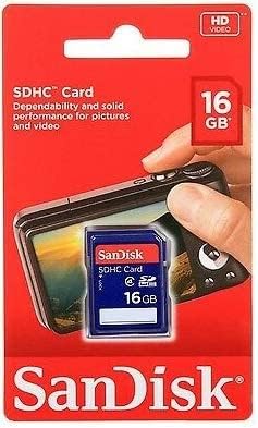 Sandisk 16gb Sd Картичка Пакет Sdhc Класа 4 Флеш Меморија | Модел SDSDB-016G-B35 |