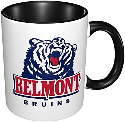 Логото На Универзитетот Белмонт Голема Керамичка Кригла За Кафе, Шолја За Повеќекратна Употреба За Кафе Или Чај
