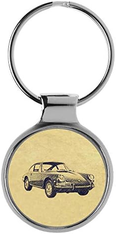 Подарок за прстен за клучеви за клучеви на Кисенберг за Порше 912 Фан А-4074