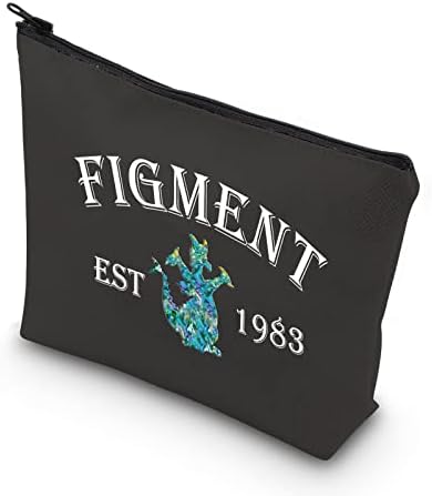 Цотмо Патување Имагинација Подарок Една Мала Искра Пурпурна Змеј Патент Торбичка Шминка Торба