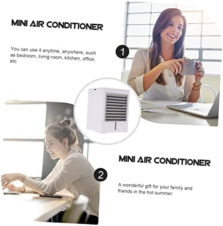 Solustre 1 Поставете воздушно климатизација на вентилаторот на вратот на вентилаторот преносен мал ладилник преносен AC климатик