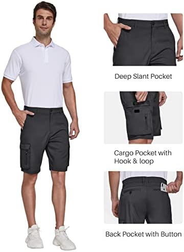 Специјални магични мажи за пешачење за пешачење хибридни шорцеви голф лесен суво со џебови