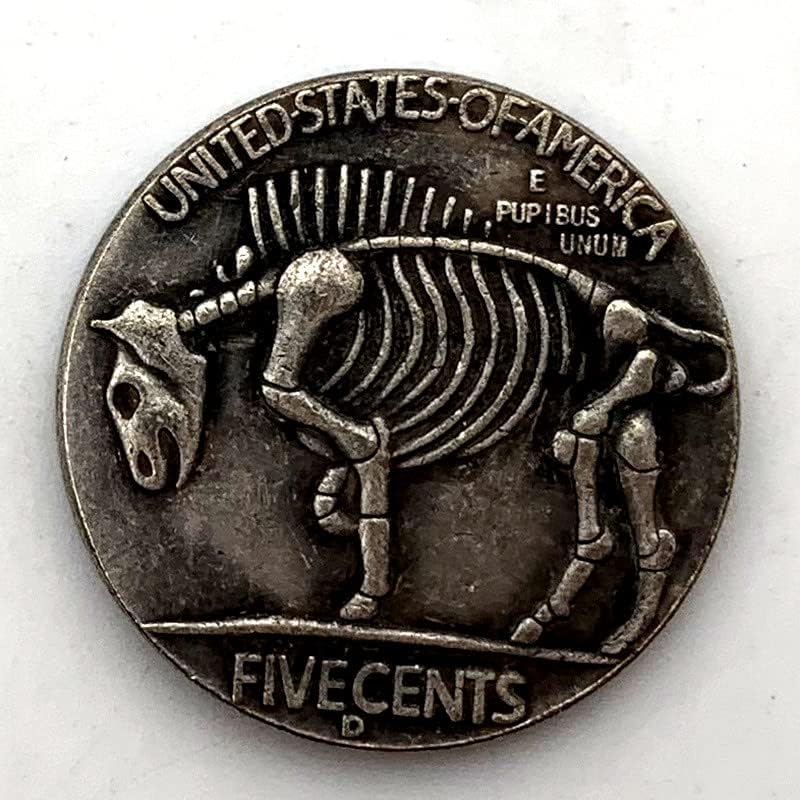 1936 Скитници Пирати Антички Бакар Сребрен Медал Колекција Монета 20мм Занает Бакар Сребрена Монета Комеморативна Монета