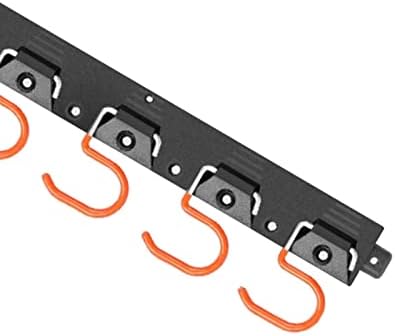 Генерички алатки за складирање на алатки Метал Лесно за инсталирање на прилагодливи закачалки за алатки за домашна гаража Ланудри