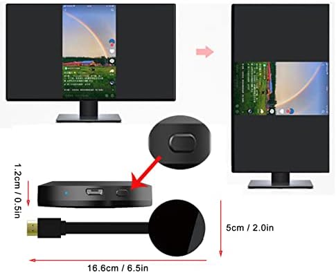 Адаптер за приказ на безжичен HD мултимедијален интерфејс, адаптер за безжичен приказ на датотека ТВ 4K UHD Мултифункционално одложување бесплатно за конференција за