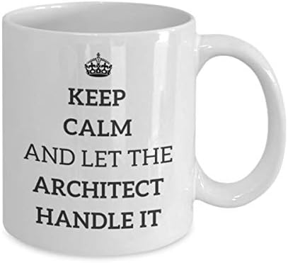 Чувајте се смирен и оставете го архитектот да се справи со тоа чаша чај инженеринг соработник пријател за подароци
