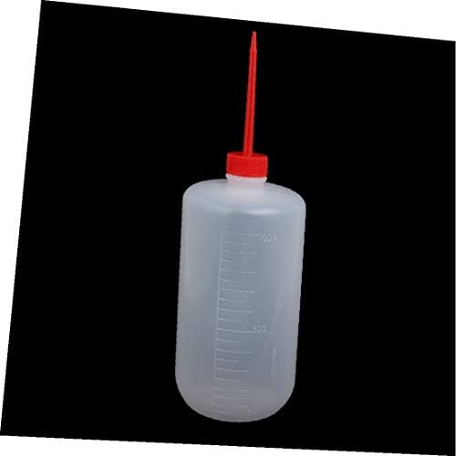 Х-DREE 1000ml Пластика Директно Црвен Клун Стискаш Индустриско Шише За Масло За Издавање (Ново Лон0167 1000ml Пластика Со Директно Црвен Клун