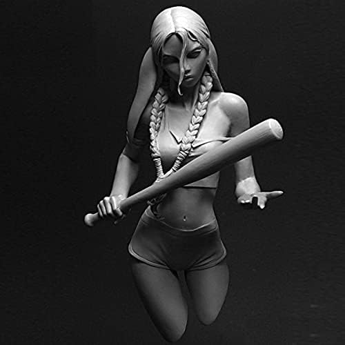 Goodmoel 135mm Fantasy Femaleенски воин игра модел на биста на бејзбол смола / непрекинат и необоен војник комплет за кастинг /