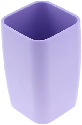 Qtqgoitem Пластична кубоидна форма на домаќинства чаша 300 ml 105мм виолетова