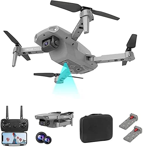 Prendre Drone за деца и почетници со 4K FPV камера Далечински управувач, преклопен дрон со режим без глава, одржување на надморска височина,