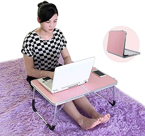 LXXSH прилагодлива табела за лаптоп, преносна стоечка биро за кревет, фиока за појадок за појадок, држач за читање на лаптоп,