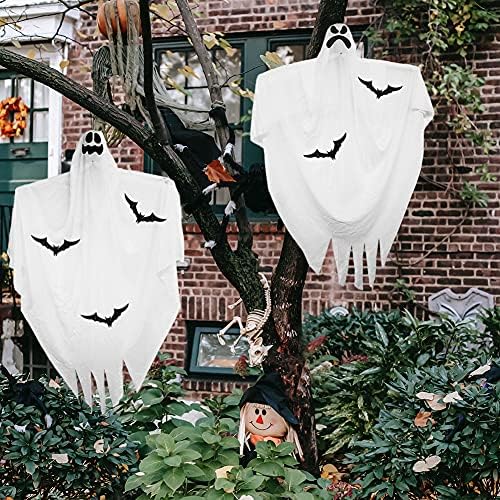 4 пакувања виси духови, 38 симпатична декорација на летечки духови, висина на вештерките што висат духови за внатрешни работи