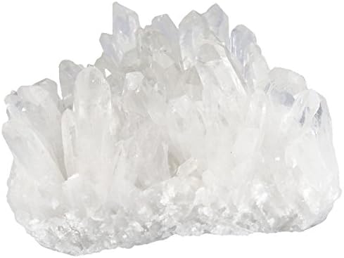 Пакет Mukaitedecor: Природен чист кварц кристален кластер минерален геодег дузи примерок и ангел Аура кварц геодес камен титаниум