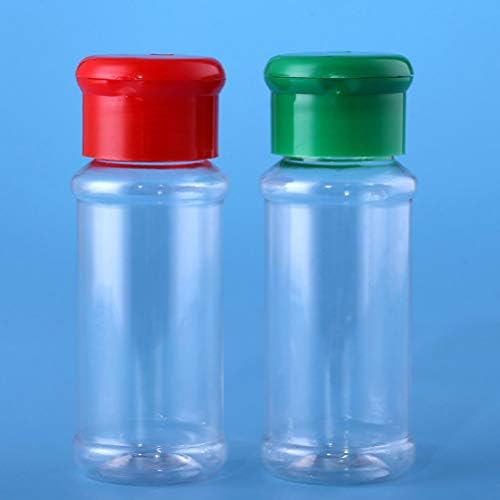Cabilock Condiment Containers Power Dispenser 24pcs пластични тегли празни чисти шишиња зачинети шише мали шајкери дупки контејнери