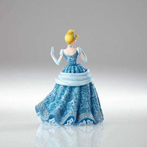 Enesco 4058288 Disney Shaincase Couture de Force Force Cinderella stone смола фигура, сина, 8,35 инчи