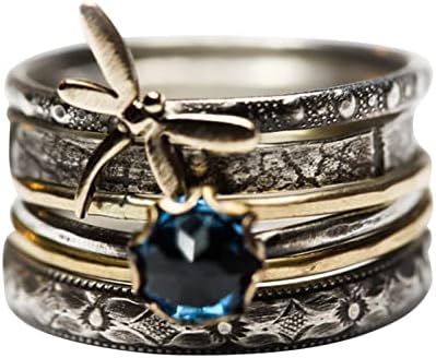 2023 гроздобер дами ангажман годишнина од свадбата за накит подароци тенок прстен