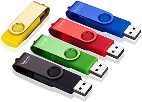 SeeDete 64GB ФЛЕШ Диск USB Стап Палецот Диск Ротира Дизајн Меморија Стап СО LED Светло За Надворешно Складирање И Резервни Податоци