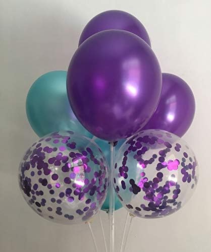 12 инчни Метални Виолетови Балони За Чај За Жени Роденден свадба Туш Партија Украси