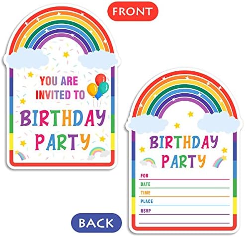 30 Покана За Роденден На Виножито Со Пликови, Картички За Покана За Роденденска Забава, Прослава На Детска Забава