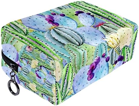 Тоалетна Торба, Козметичка Торба За Патување За Жени Мажи, Кактус Тропски Растенија Цвет