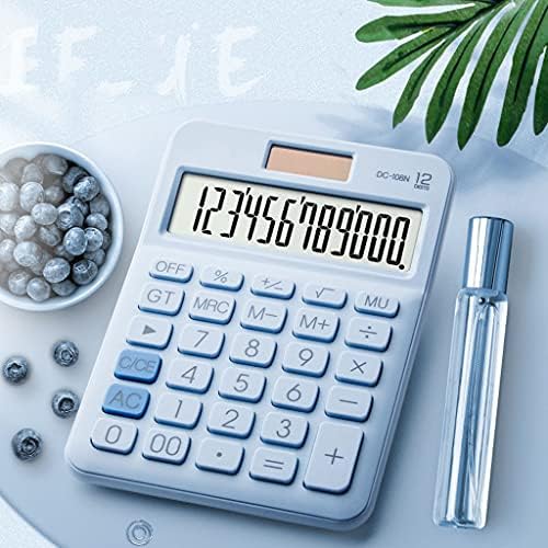 MJWDP 12 цифра биро соларна калкулатор Големи копчиња Алатка за сметководство за финансиски деловни активности Големи копчиња