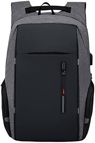 Кожен лаптоп лаптоп Wybaxz Мажи деловна торба лаптоп торба мултифункционален USB ранец со голем капацитет за ранец со голем капацитет