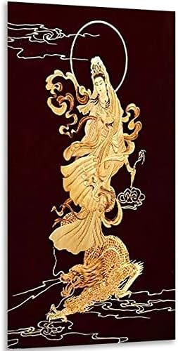 Интар 5Д Дијамантски комплети за сликање Голема големина целосна вежба guanyin bodhisattva статуа мозаик rhinestones везење дома украси за дневна соба уметност и занаетчиство 31,5