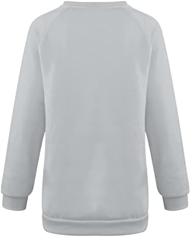 Валентин кошули за жени кошули со долг ракав пролетни врвови графички маички плус големина y2k облека удобна џемпер