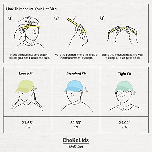 Chok.lids Секојдневно гроздобер капа за бејзбол за мажи и жени унисекс прилагодлив лесен поло -стилски кривина