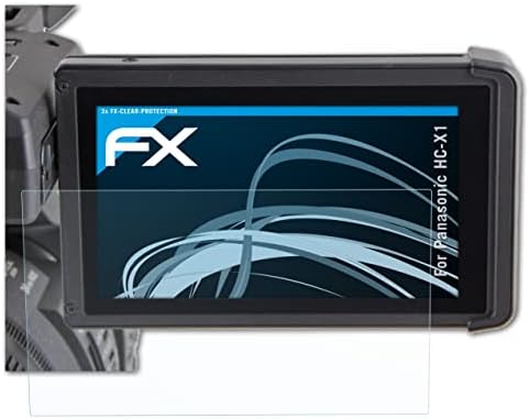 Филм за заштита на екранот Atfolix компатибилен со Panasonic HC-X1 заштитник на екранот, ултра-чист FX заштитен филм