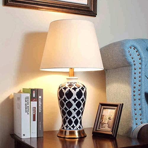 WSSBK модерна минималистичка дива LED керамичка маса ламба крпа метална база дневна соба семејна спална соба