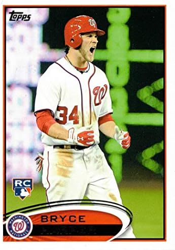2012 година Бејзбол Топс 661 Брис Харпер Дебитантска картичка - Варијација на викање/врескање