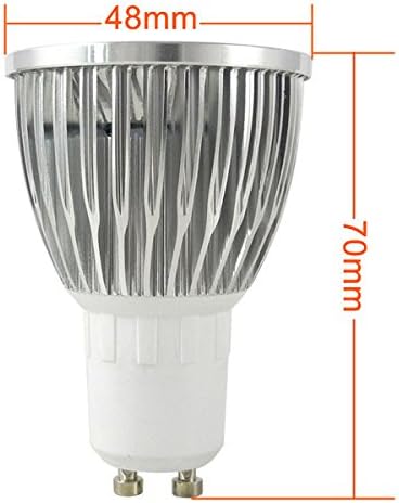 GU10 LED Сијалица 6 Пакет, MR16 GU10 LED Светло, 5w Рефлектор Светилки ЗА Песна Осветлување Вдлабнати Осветлување, 110v, 2700k Топло