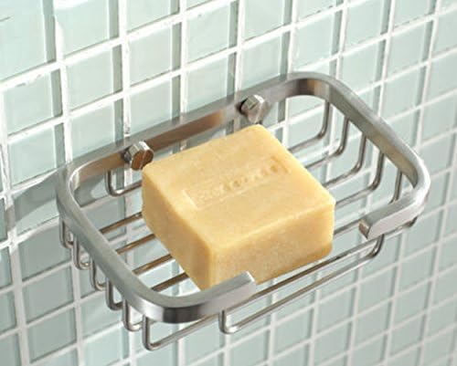 Deezio Deluxe SUS-304 Не'рѓосувачки челик сапун сапуни, држач за сапун, сапун сапун, wallид монтиран сапун за сапун.