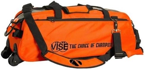 Vise Clear Top 3 Toll Roller Bowling Bag- портокалова/црна