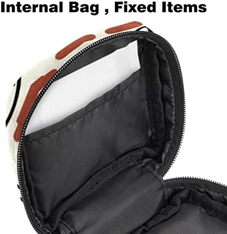 Оријукан санитарна торба за складирање на салфетки, торба за преносни периоди за жени девојки менструална чаша торбичка, летен празник