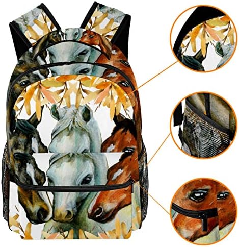 Есенски Коњ Есенски Ранец Мода Голема Лесна Торба За Рамо За Патување Одговара На 14 Инчи