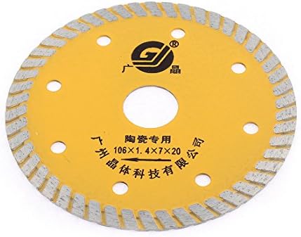 IIVVERR 106mm x 20мм кружни дијаманти за мелење на тркалото за мелење на пила за керамика (106мм х 20мм кружно тркало за полирање на тркалото