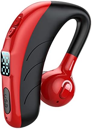 Слушалница за единечни уши Charella 9HO со MIC Bluetooth 5 2 LED на слушалки LED дисплеј водоотпорен слушалки безжични слушалки