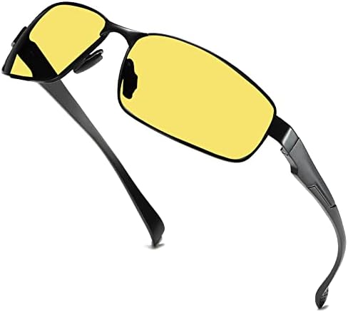 Лорели Целосен Читател Поларизирана Ноќна Визија Очила За Сонце Машки Гроздобер Метална Рамка Возење Квадратни Очила За Читање